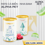 PATE ALPHA PET 400GR VỊ CÁ BIỂN - NHA ĐAM | ALPHA PET OCEAN FISH AND ALOE VERA 400GR