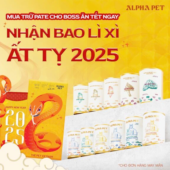 TẾT NÀY, TRỮ PATE ALPHA PET NGAY CHO BOSS YÊU