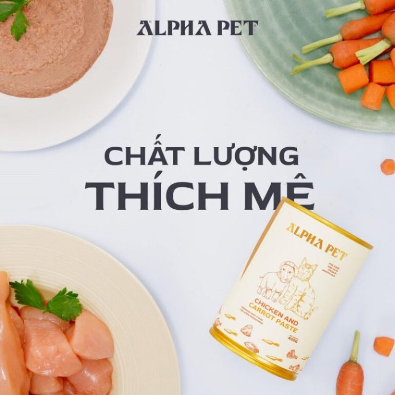 Pate ức gà cà rốt - hương vị thơm ngon khiến mèo cưng mê mẩn.