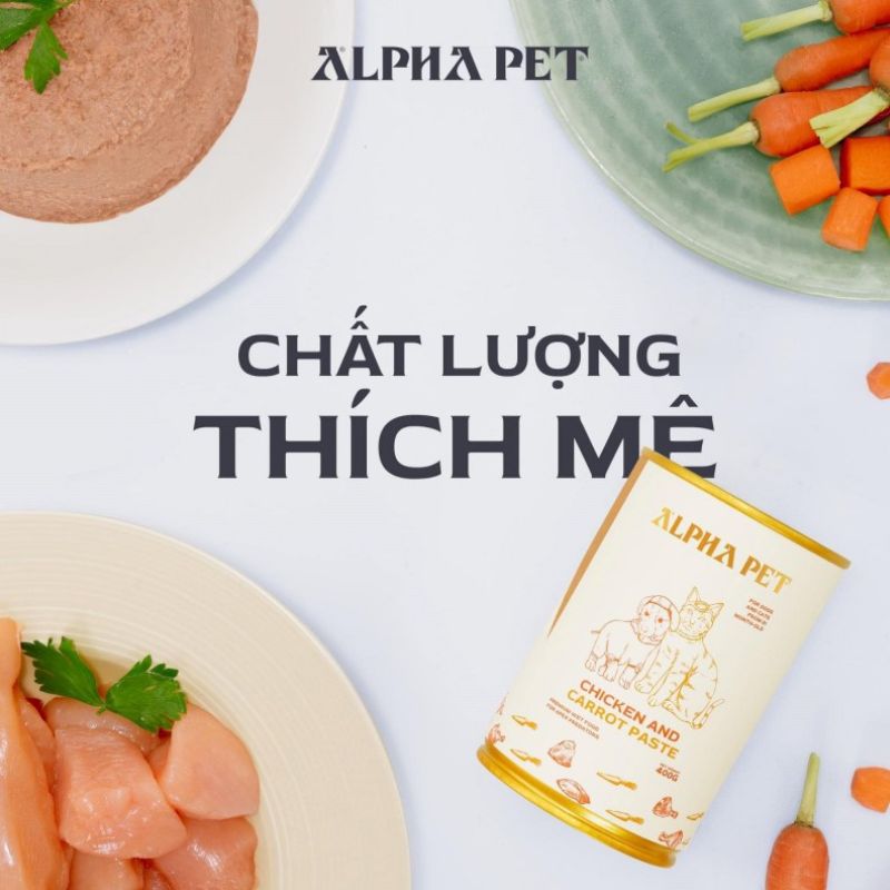 Pate thơm ngon cho thú cưng yêu thích.