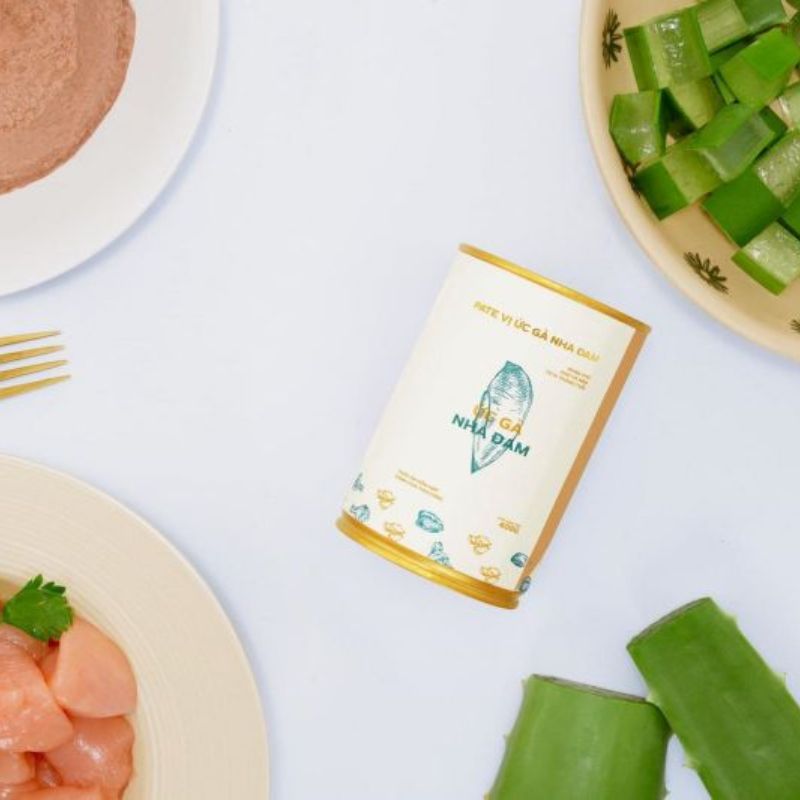 Tham khảo pate ức gà nha đam thơm ngon cho chó cưng.