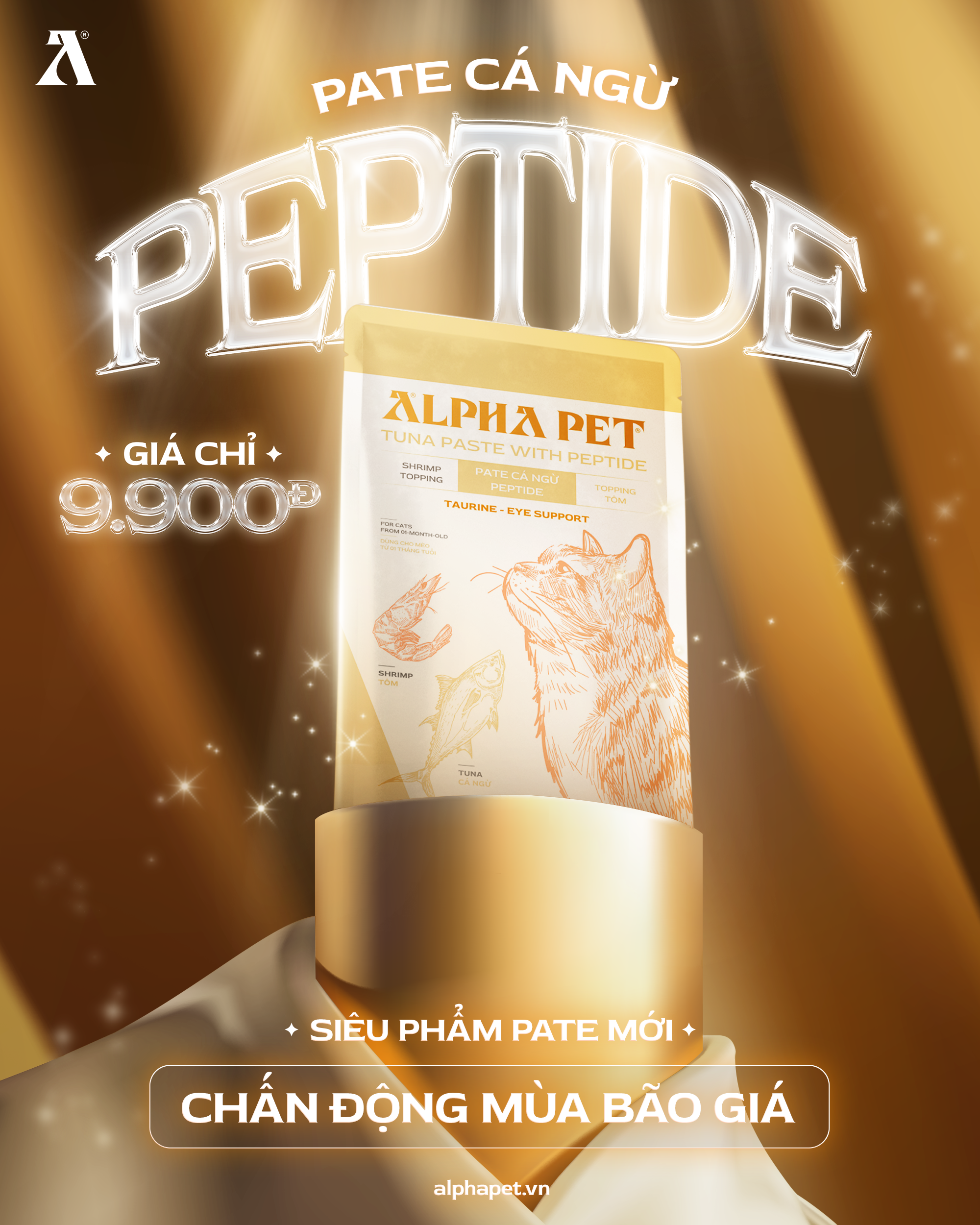 pate cá ngừ peptide