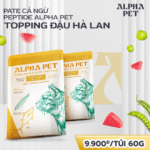 PATE CÁ NGỪ PEPTIDE ALPHA PET – TOPPING ĐẬU HÀ LAN TÚI 60GR