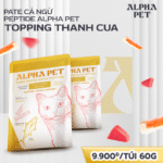 PATE CÁ NGỪ PEPTIDE ALPHA PET – TOPPING THANH CUA TÚI 60GR