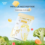 PATE CÁ NGỪ PEPTIDE ALPHA PET – TOPPING PHÔ MAI TÚI 60GR
