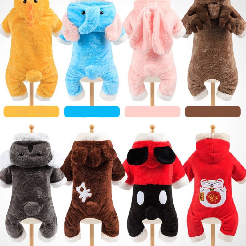 Các loại quần áo cho chó mèo phổ biến hiện nay.