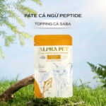 PATE CÁ NGỪ PEPTIDE ALPHA PET – TOPPING CÁ SABA TÚI 60GR