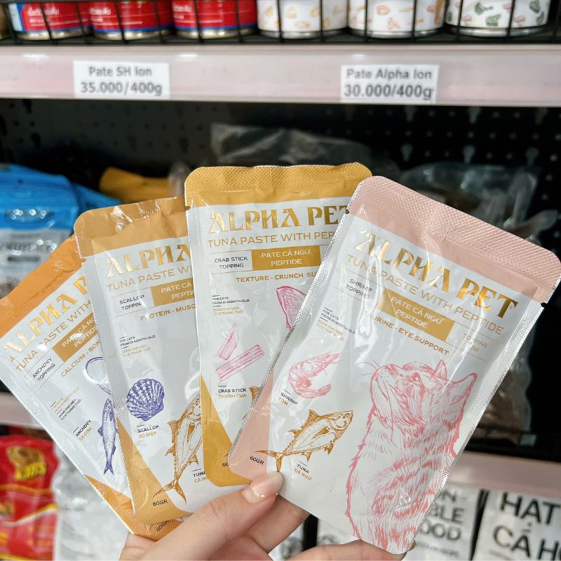 Yếu tố tạo sự khác biệt của pate gói thương hiệu Việt Nam.