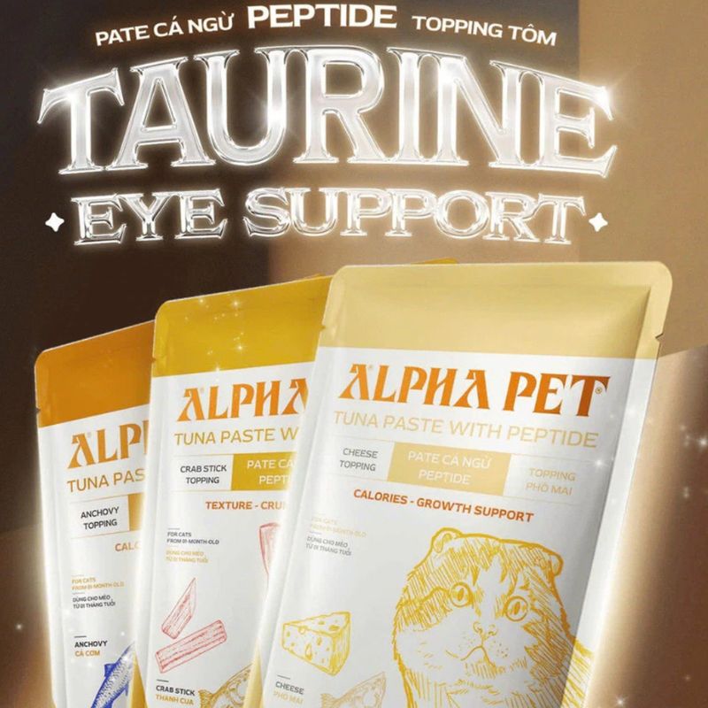 Thương hiệu pate gói chất lượng.