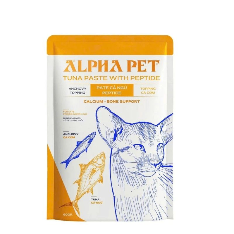 Các thương hiệu pate gói phổ thông trên thị trường.