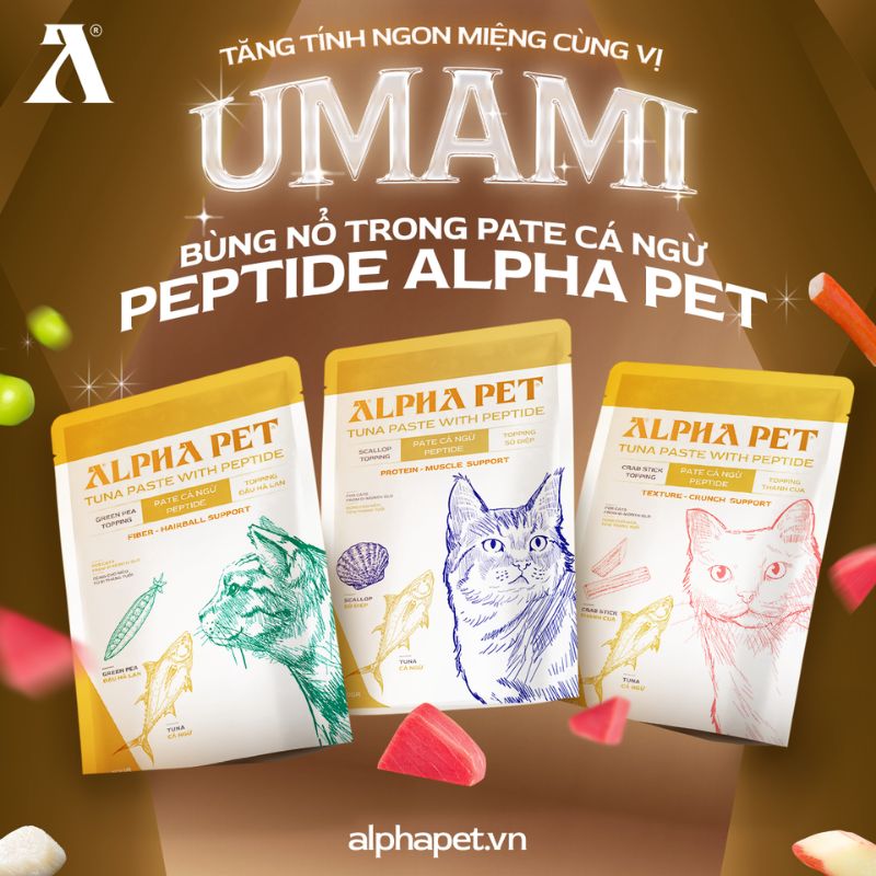 Một số sản phẩm của Alpha Pet.