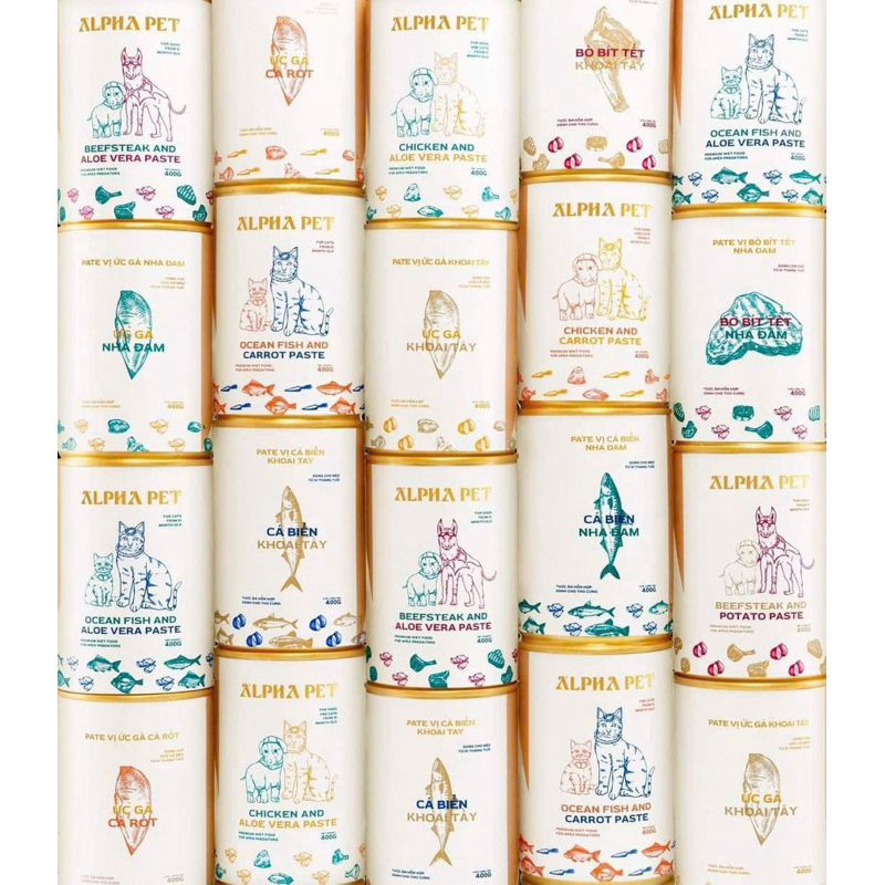 Alpha Pet là thương hiệu uy tín, chất lượng.